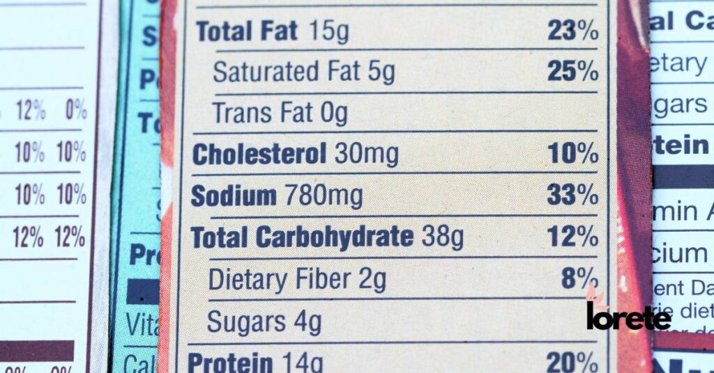 jak cyztać etykiety produktów spożywczych tabelka