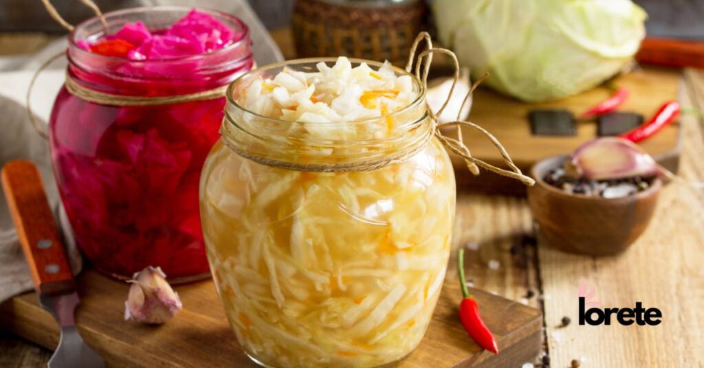 kiszonki słoiki z kapustą