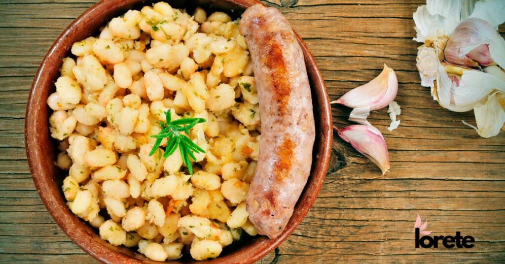 kuchnia hiszpańska botifarra amb mongetes