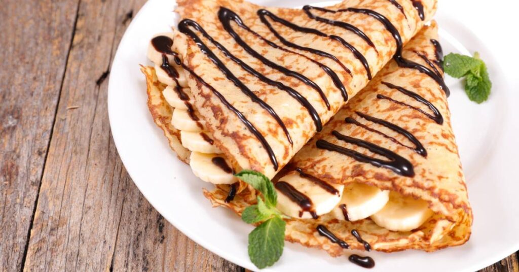 naleśniki na słodko z bananami