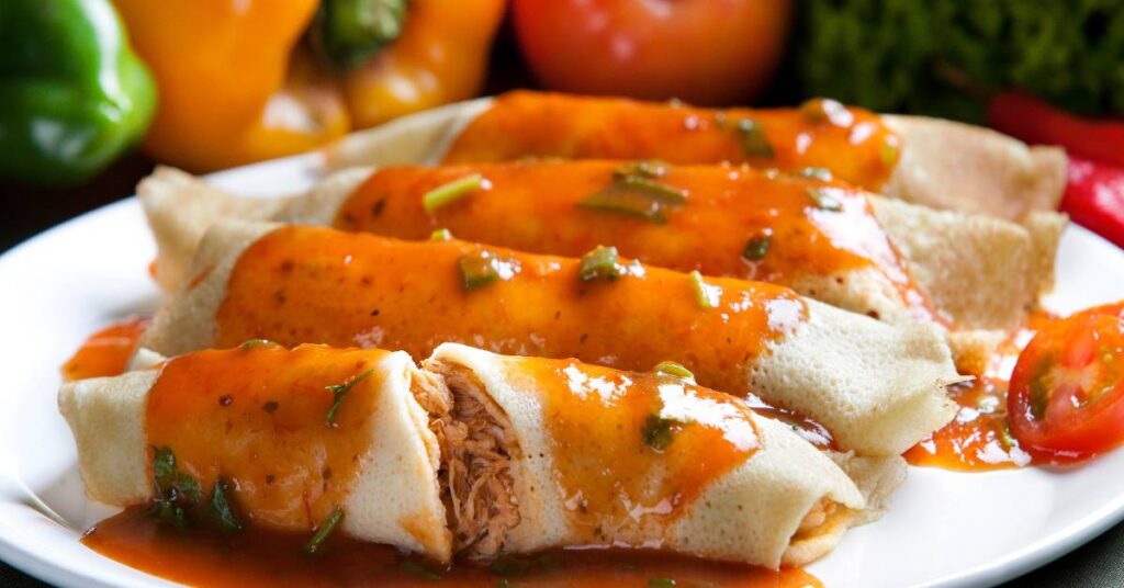 naleśniki na słono z mięsem