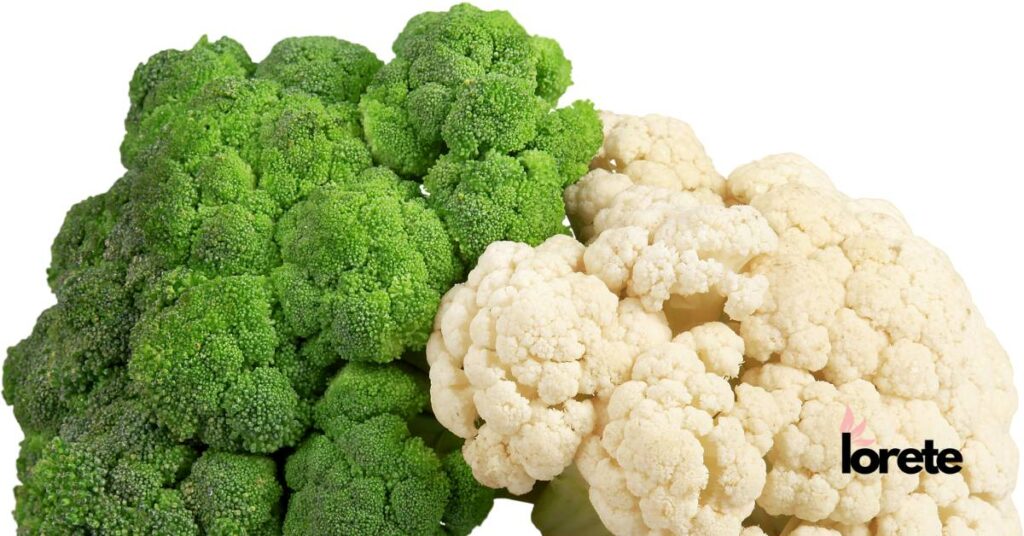 sezonowe warzywa i owoce brokuły i kalafior