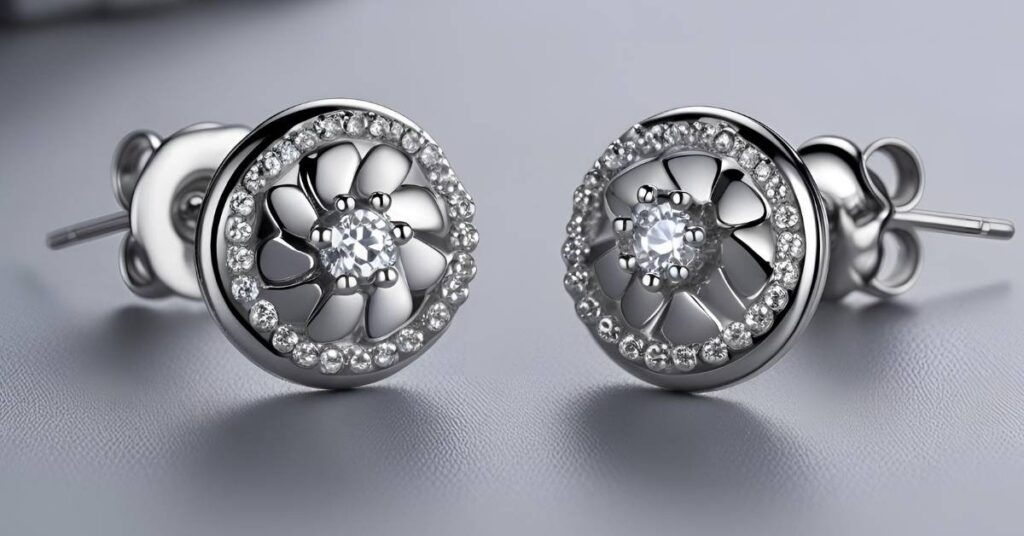 kolczyki ze stali chirurgicznej eleganckie