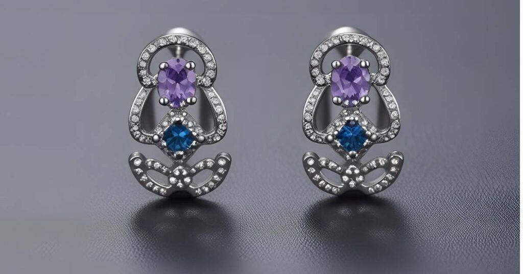 kolczyki ze stali chirurgicznej młodzieżowe