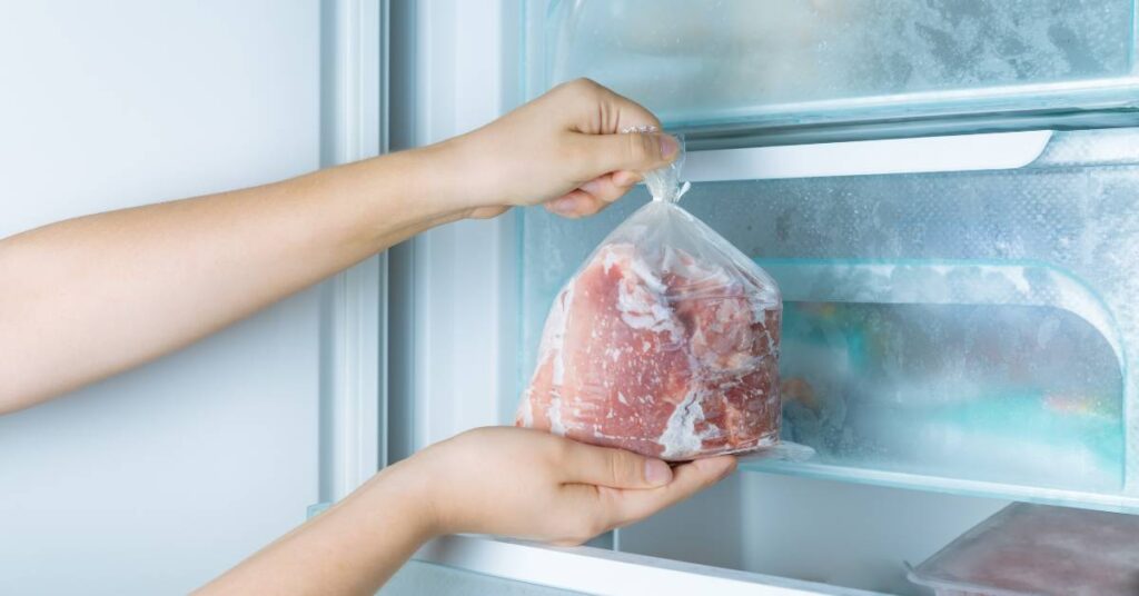 które artykuły spożywcze można mrozić mięso w woreczki
