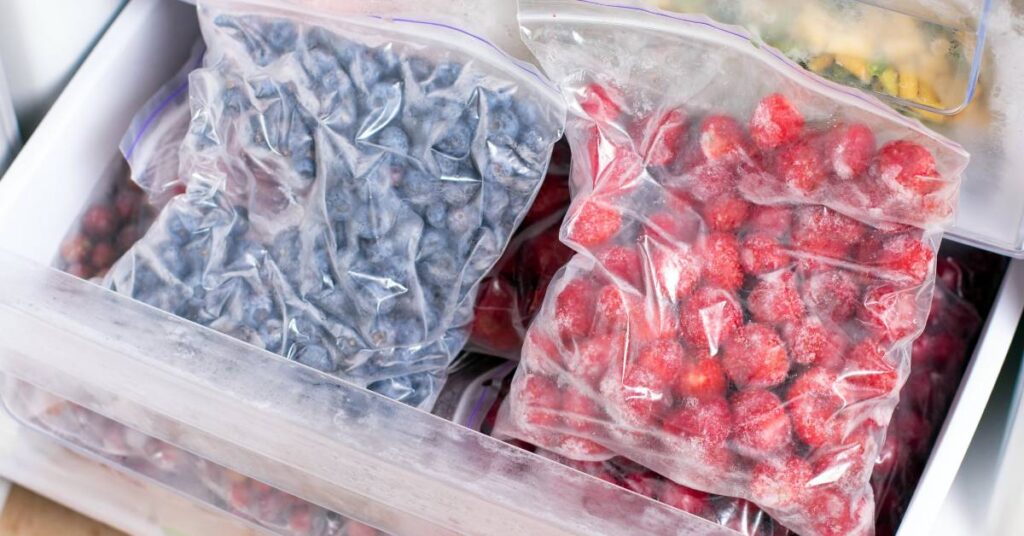 które artykuły spożywcze można mrozić owoce